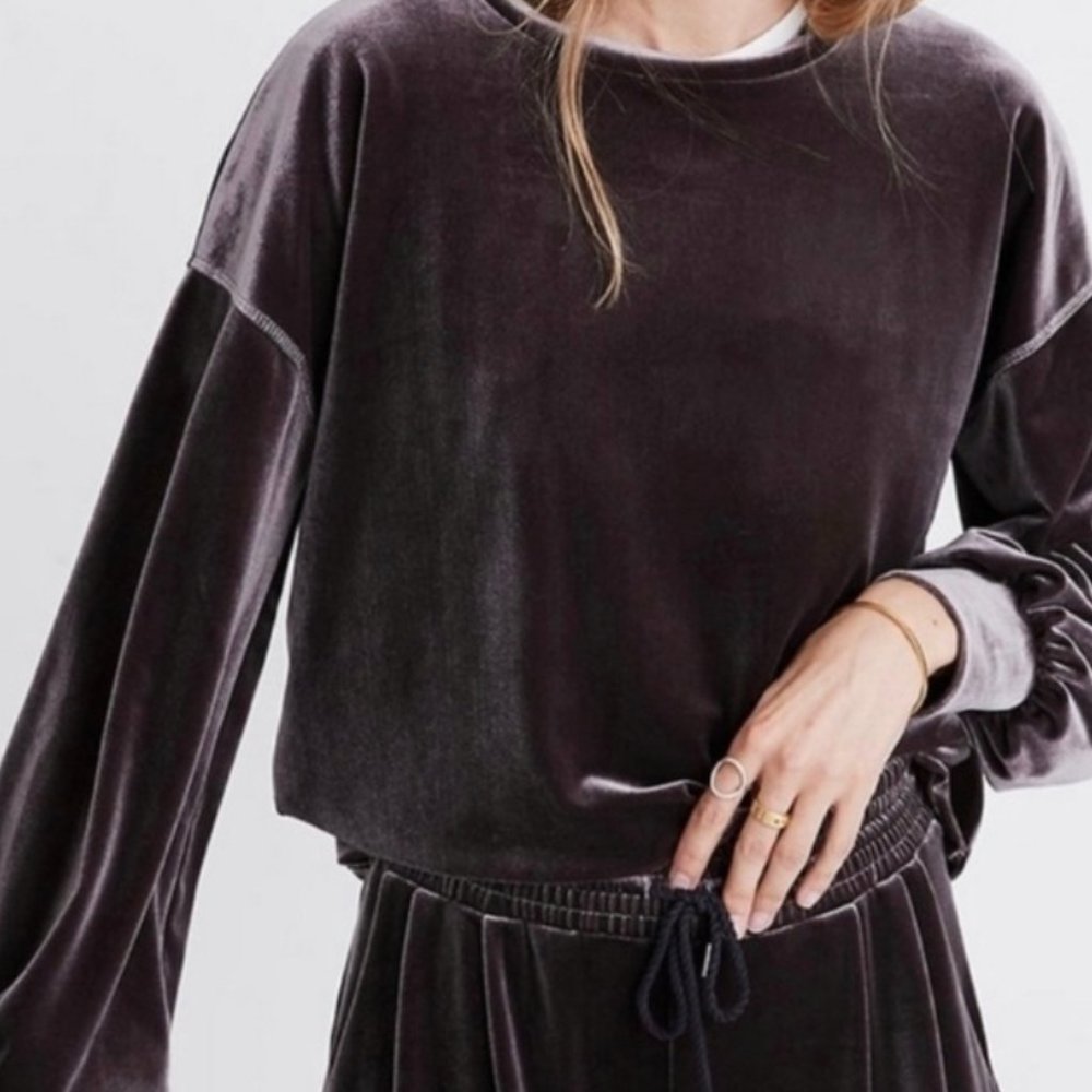 NTW Madewell Velvet Long Sleeve